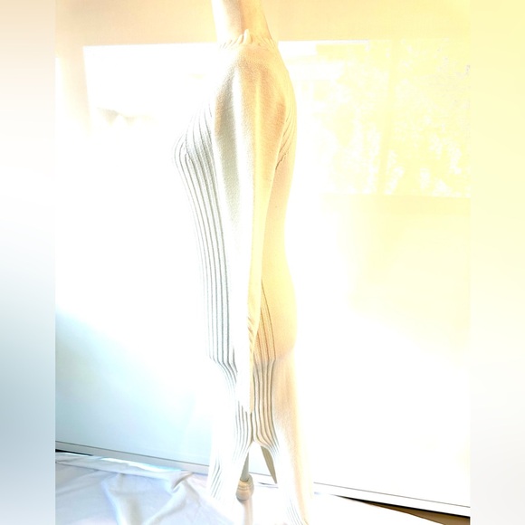 Lulu's Chic Cream Ribbed Knit Dress - Picture 11 of 16